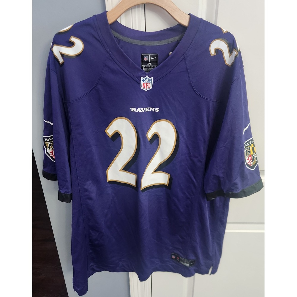 Nike Baltimore Ravens Derrick Henry 22 Purple NFL Jersey Mens XXL 2XL